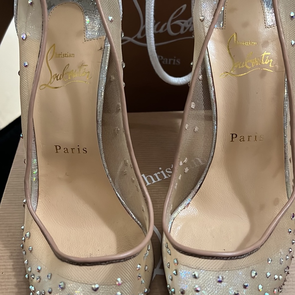 Christian Louboutin Follies Strass 100 W220 - Picture 6 of 6